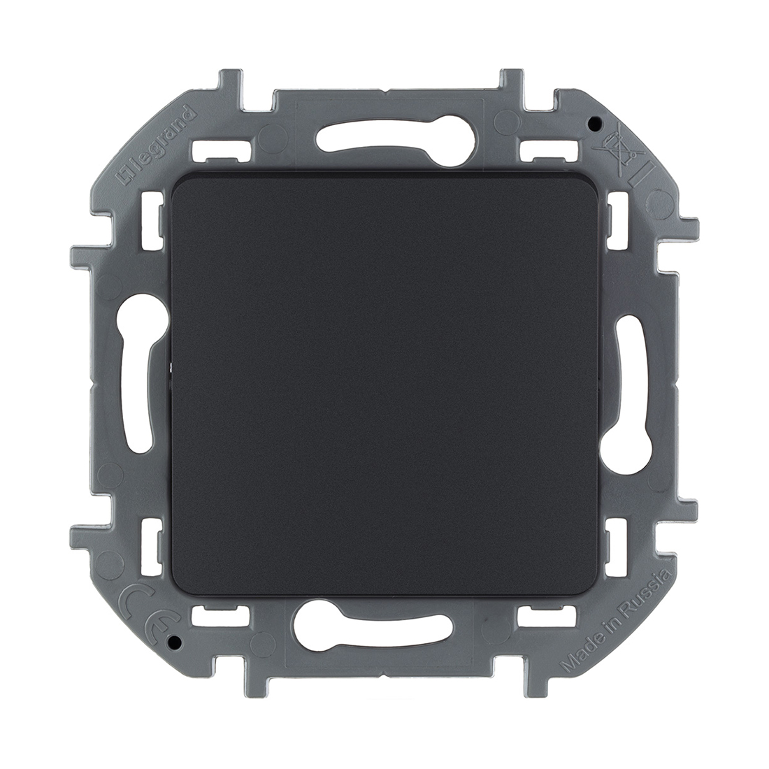 Legrand Переключатель одноклавишный Legrand Inspiria 673653 10 AX 250 В антрацит