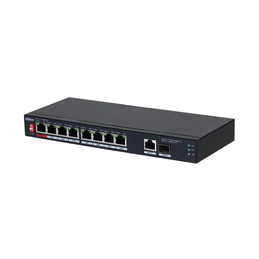 Dahua Коммутатор Dahua DH-PFS3110-8ET1GT1GF-96