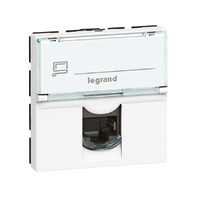 Legrand Розетка 1xRJ45 Cat.6 Legrand Mosaic 2 поста