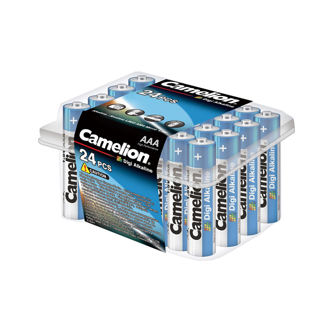 Camelion Батарейка CAMELION Digi Alkaline LR03-PB24DG 24 шт. в упак.