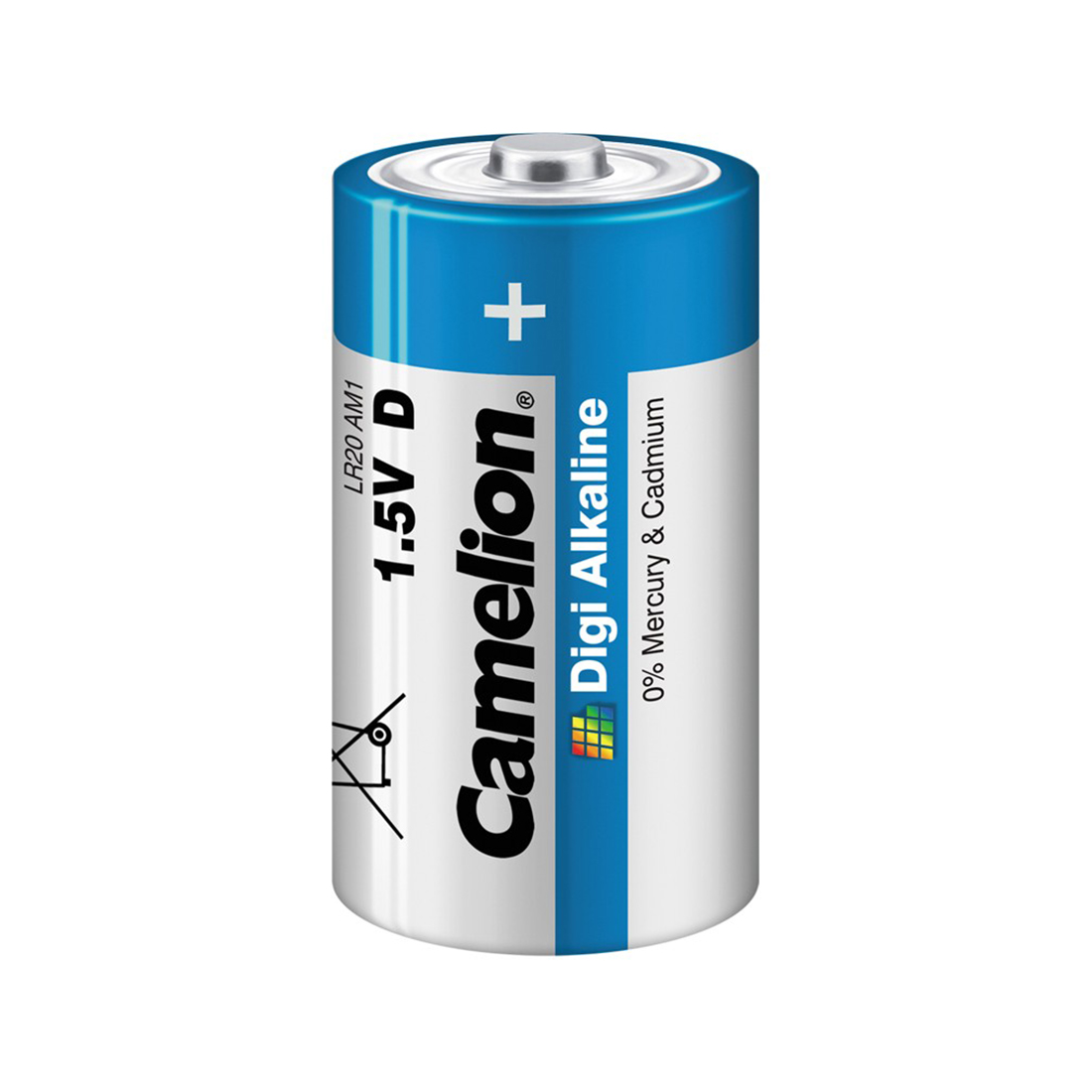 Camelion Батарейка CAMELION Digi Alkaline LR20-BP2DG 2 шт. в блистере