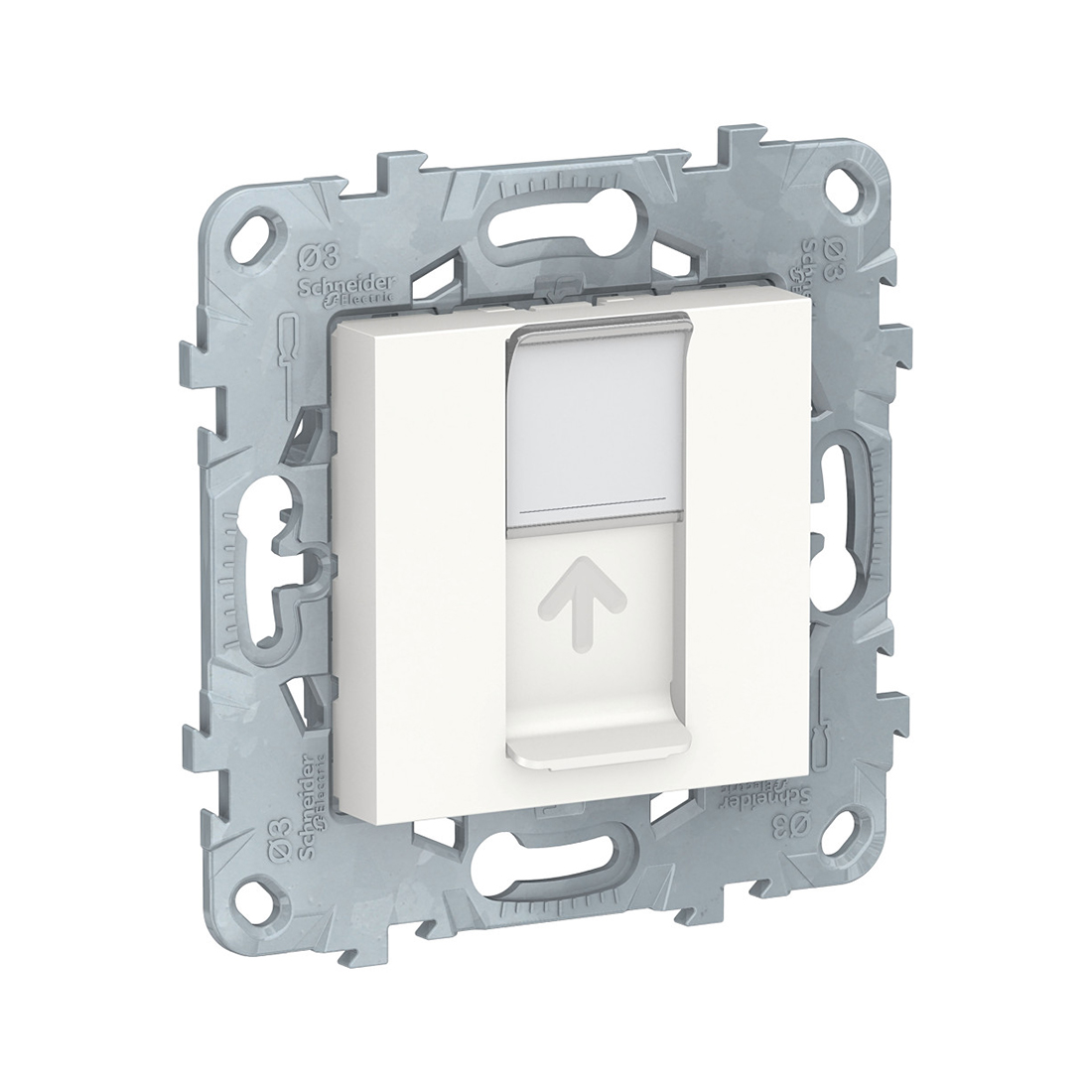 Schneider Electric Розетка RJ45 SE NU541118 Unica New одиночная категория 5е UTP белый