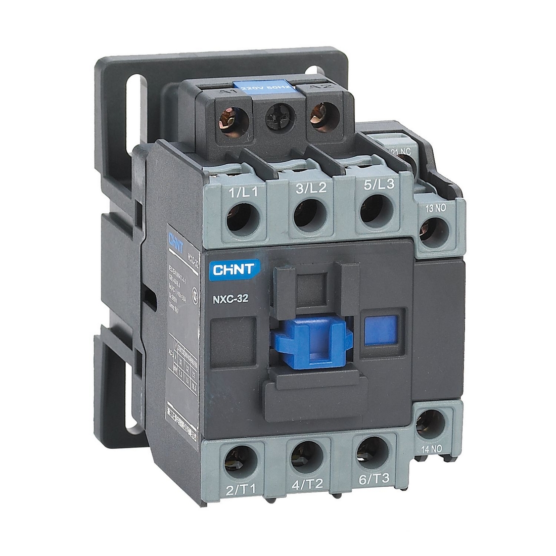 CHINT Контактор CHINT NXC-32 32A 220В/АС3 1НО+1НЗ 50Гц