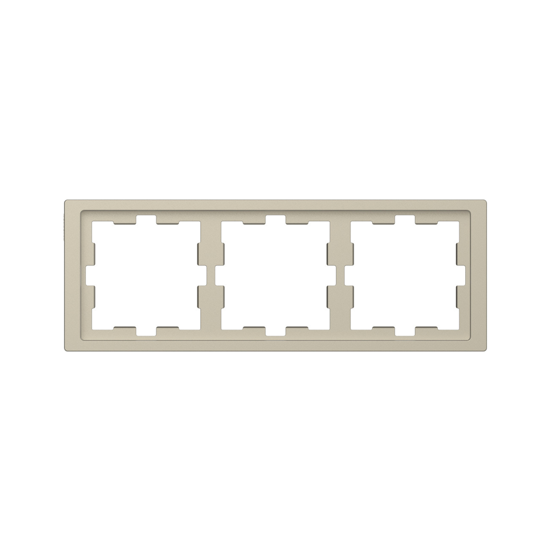 Schneider Electric Рамка MERTEN MTN4030-6533 D-Life 3 постовая сахара