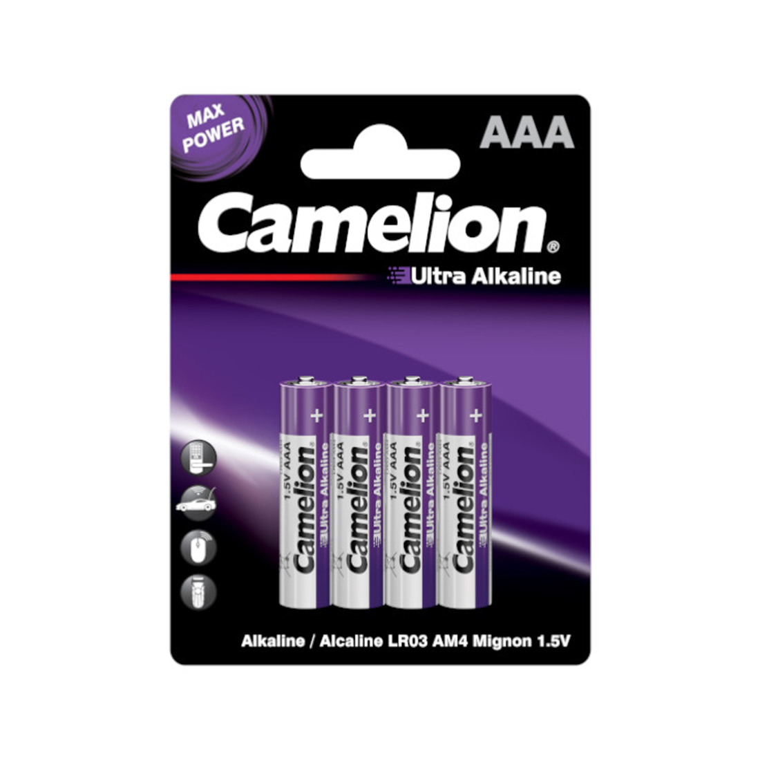 Camelion Батарейка CAMELION Ultra Alkaline LR03-BP4UT 4 шт. в блистере