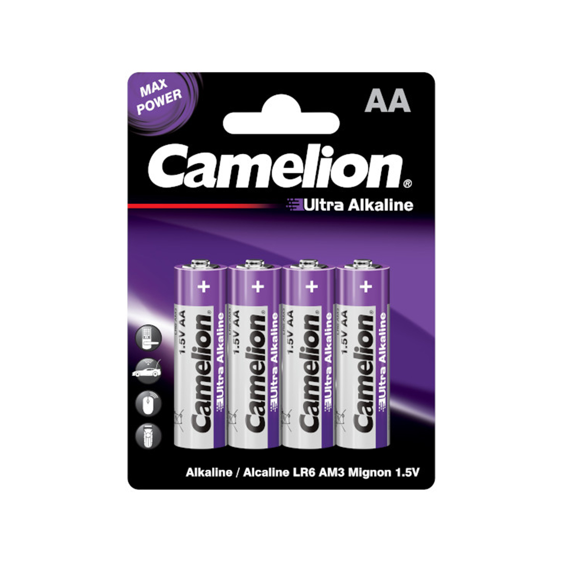 Camelion Батарейка CAMELION Ultra Alkaline LR6-BP4UT 4 шт. в блистере