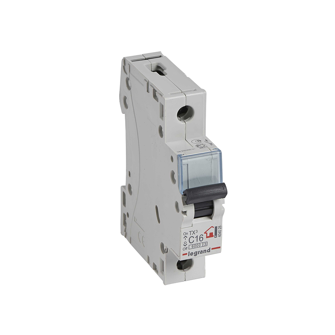 Legrand Автоматический выключатель Legrand 404028 1П C16A TX3 6000 6kA