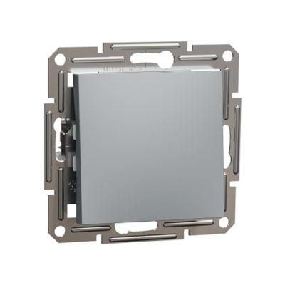 Schneider Electric Выключатель 1 клавишный SE EPH0500162 Asfora перекрестный механизм сталь