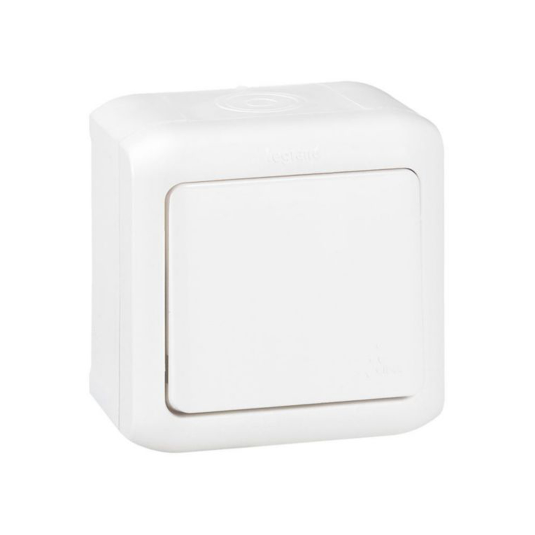 Legrand Выключатель без фиксации (кнопка) Legrand Forix 6A 250В IP44 накладной белый