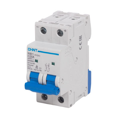 CHINT Автоматический выключатель CHINT NB1-63DC 2P 25A DC500B 6kA