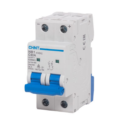 CHINT Автоматический выключатель CHINT NB1-63DC 2P 40A DC500B 6kA