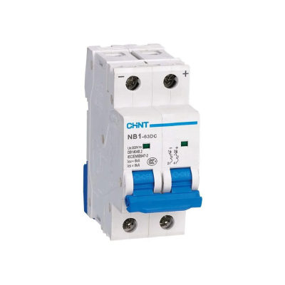 CHINT Автоматический выключатель CHINT NB1-63DC 2P C3A DC500В 6kA