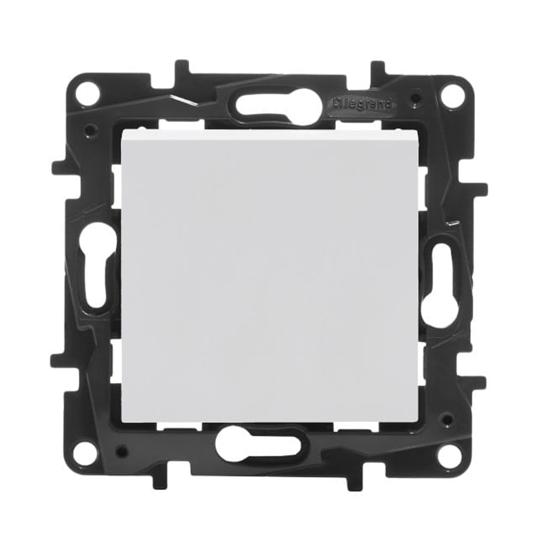 Legrand Переключатель одноклавишный крестовой Niloe Step 10А винт.клеммы Белый