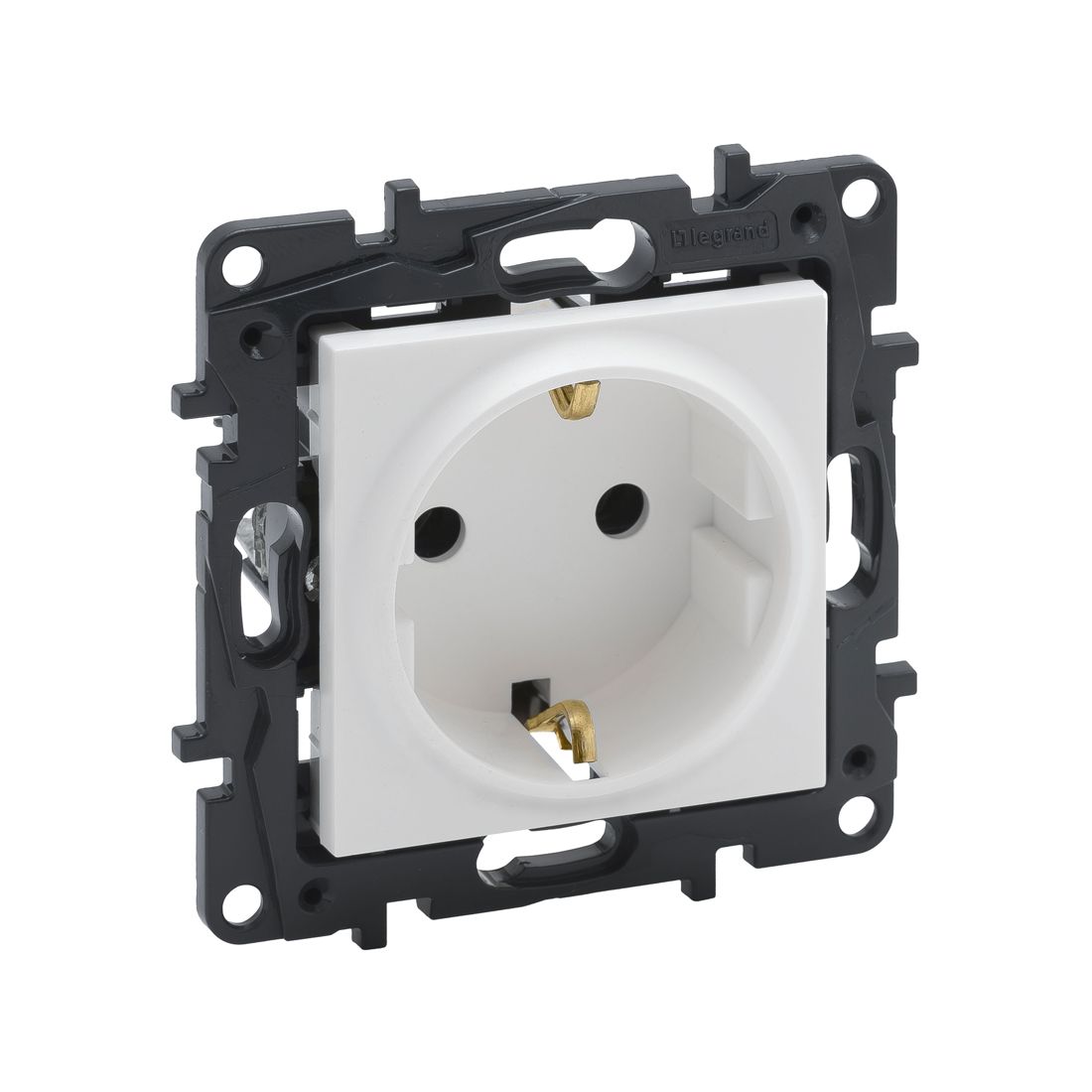 Legrand Розетка 2К+З Niloe Step 16А 250 В винт. клеммы Белый