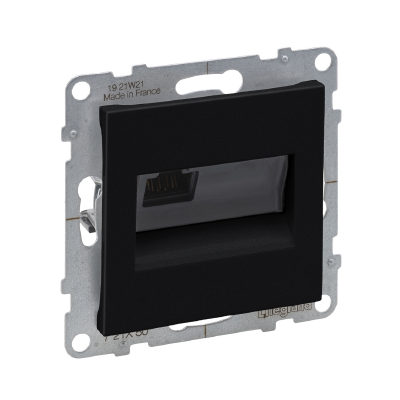 Legrand Информационная розетка одинарная Suno RJ45 Кат.5e UTP Антрацит