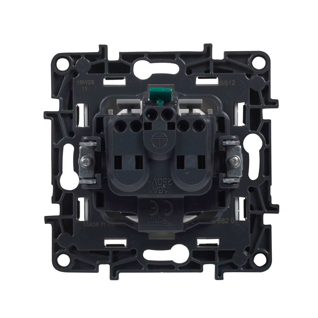 Legrand Розетка 2К+З Niloe Step 16А 250 В с з/ш авт. клеммы Сталь