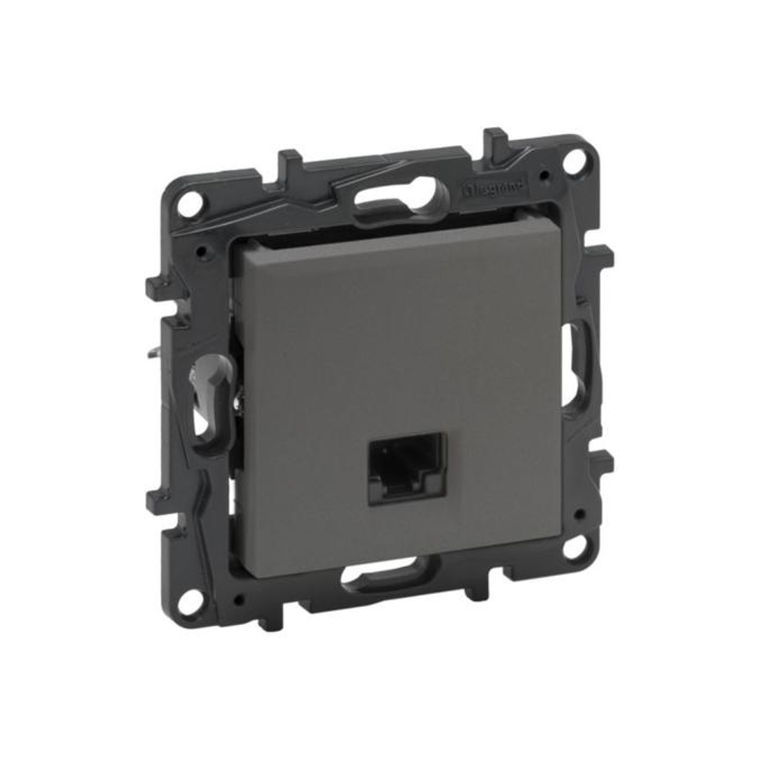 Legrand Информационная розетка одинарная Niloe Step RJ45 Кат.5e UTP Сталь
