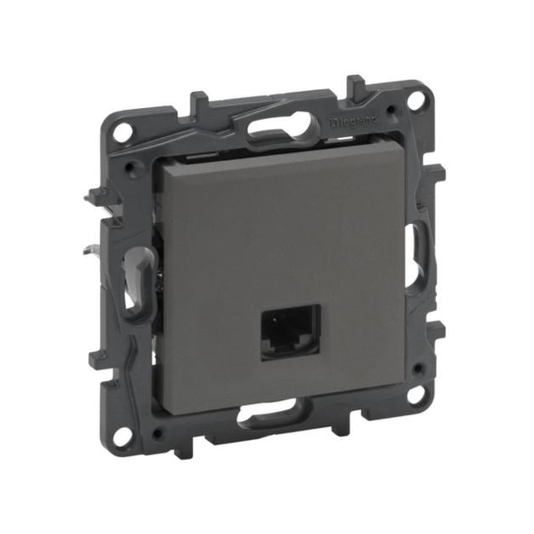 Legrand Информационная розетка одинарная Niloe Step RJ45 Кат.6 UTP Сталь