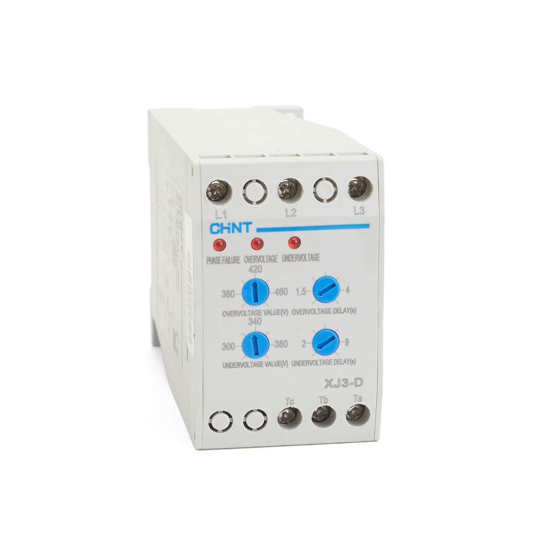 CHINT Реле контроля фаз CHINT XJ3-D AC 380V