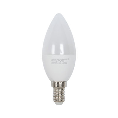 SVC Лампа светодиодная SVC LED C35-9W-E14-4000K Свеча Нейтральный