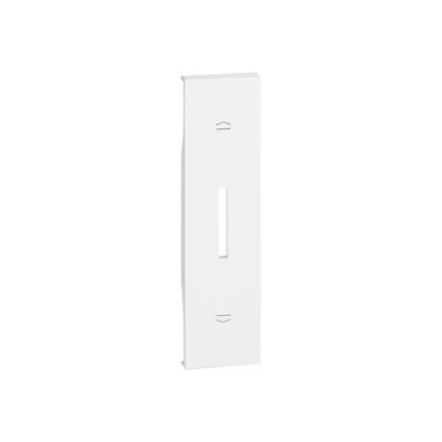 Bticino Лицевая панель Bticino KW06 Living Now для выкл. 1-0-2 1 модуль белый