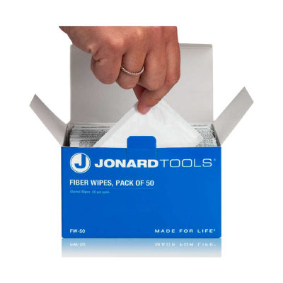 Jonard Tools Влажные салфетки для очистки оптических поверхностей FIBER WIPES FW-50