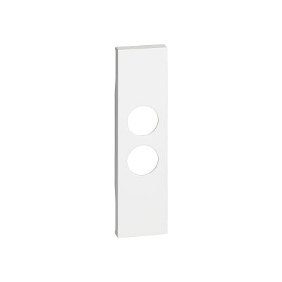 Bticino Лицевая панель Bticino KW09 Living Now для TV розеток с 2 отверстиями 1 модуль белый