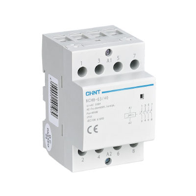 CHINT Контактор модульный CHINT NCH8-63/40 63A 4НО AC220/230В 50Гц