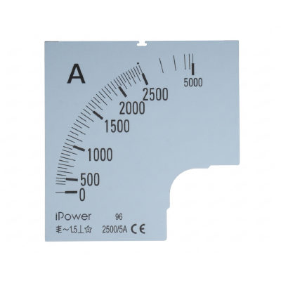 iPower Шкала для амперметра iPower 2500/5