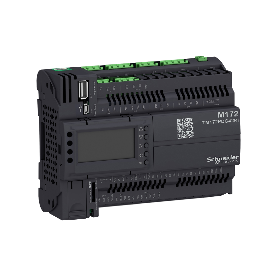 Schneider Electric ПЛК М172 SE TM172PDG42RI M172 дисплей 42 I/O ETH 2 RS485