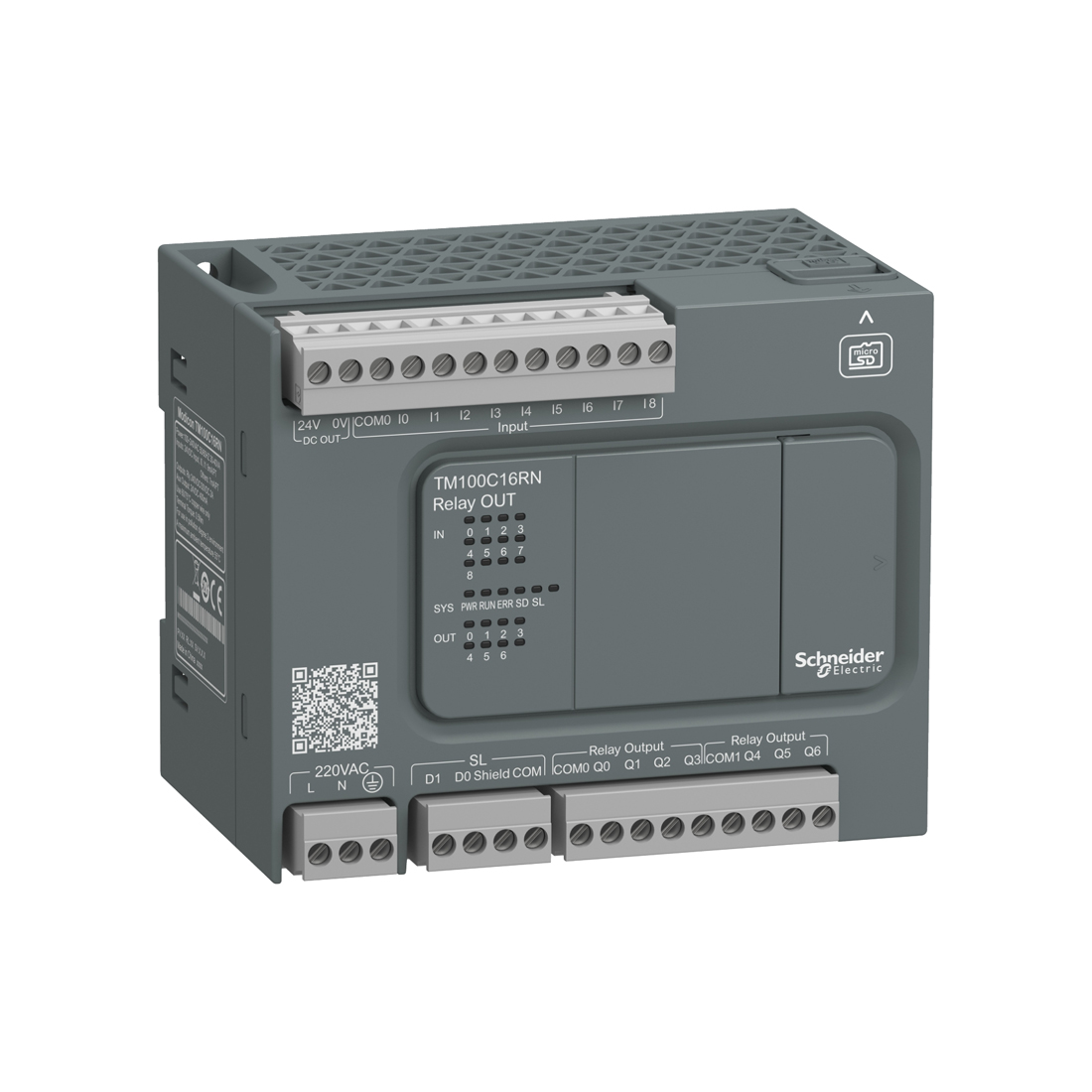 Schneider Electric ПЛК M100 SE TM100C16RN 9I/7O релейные выходы