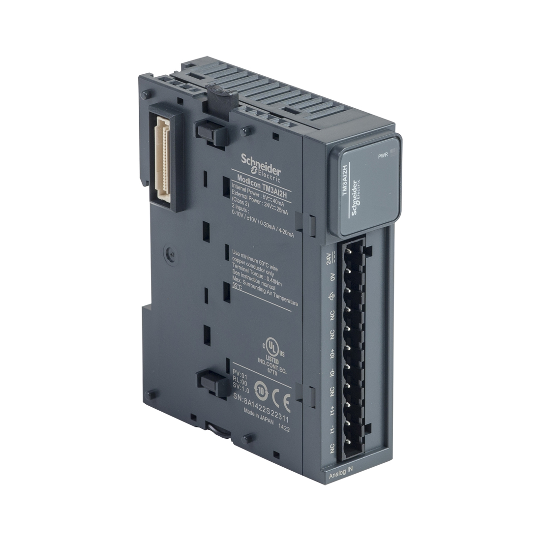 Schneider Electric Модуль расширения SE TM3AI2H аналоговый ТМ3 2 входа