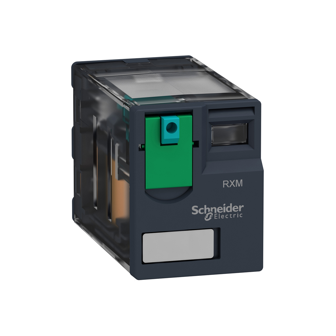 Schneider Electric Реле интерфейсное RXM SE RXM4AB1MD 6А 220В с блок кнопкой 4CO
