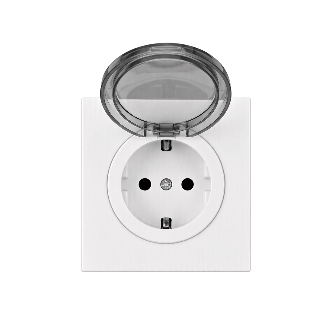 Himel Розетка Inovao с заземлением с защитной крышкой Белый